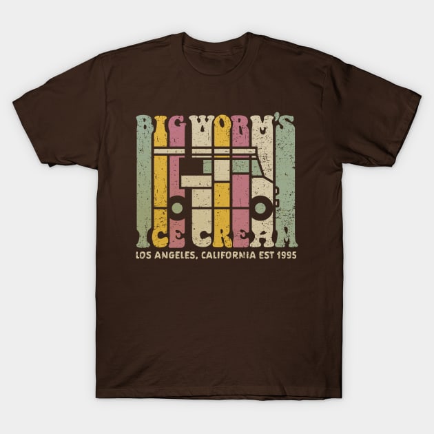 Big Worm's Ice Cream T-Shirt by kg07_shirts